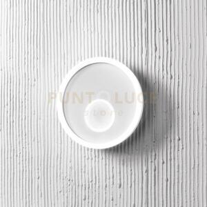 Melania p/g plafoniera 3000k 2100lm 50w d.40cm in alluminio bianco