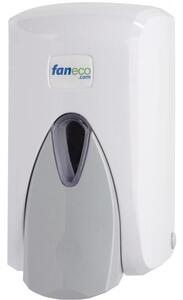Faneco dispenser di sapone liquido 500 ml bianco-grigio S500PG-WG