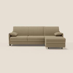 Primula divano letto angolare con materasso H18 cm - penisola contenit