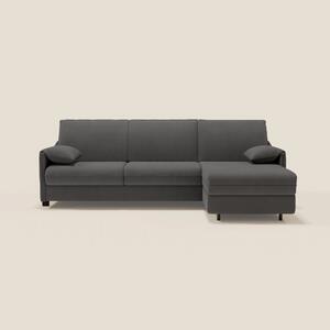 Primula divano letto angolare con materasso H18 cm - penisola contenit