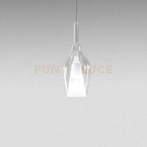 Ofelia s/12 mini - vetro trasparente e portalampada bianco 1 luce 