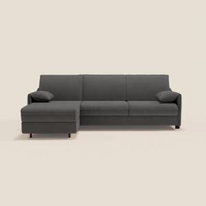 Primula divano letto angolare con materasso H18 cm - penisola contenit
