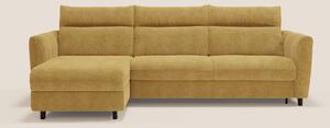 Peonia divano letto angolare con Penisola Contenitore - Materasso H18