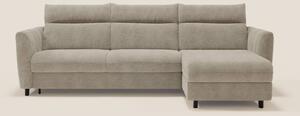 Peonia divano letto angolare con Penisola Contenitore - Materasso H18