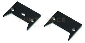 Tappi 2 pezzi per profilo "bucarest g " colore nero