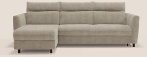 Peonia divano letto angolare con Penisola Contenitore - Materasso H18