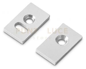 Tappi per profilo "bled p" 2 pezzi colore argento