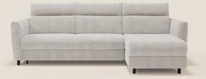 Peonia divano letto angolare con Penisola Contenitore - Materasso H18