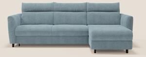 Peonia divano letto angolare con Penisola Contenitore - Materasso H18