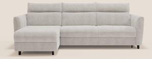 Peonia divano letto angolare con Penisola Contenitore - Materasso H18
