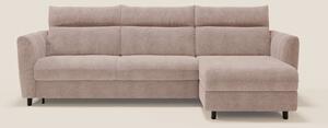 Peonia divano letto angolare con Penisola Contenitore - Materasso H18