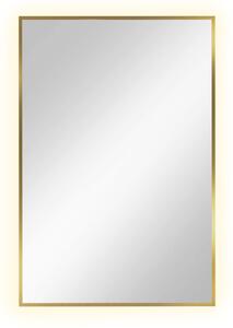 Baltica Design Tiny Border Straight specchio 60x90 cm rettangolare con illuminazione oro 5904107904696
