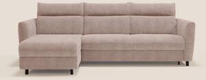 Peonia divano letto angolare con Penisola Contenitore - Materasso H18