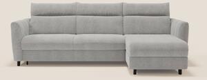 Peonia divano letto angolare con Penisola Contenitore - Materasso H18