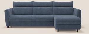 Peonia divano letto angolare con Penisola Contenitore - Materasso H18