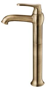 Omnires Art Deco rubinetto per lavabo verticale ottone/bronzo antico AD5112BR