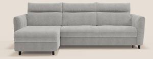 Peonia divano letto angolare con Penisola Contenitore - Materasso H18