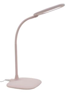 Lampada da tavolo con lampadina inclusa LED stile moderno bianco freddo Mei rosa touch
