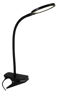 Lampada da scrivania con lampadina inclusa LED stile moderno bianco caldo Starla nero