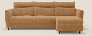Peonia divano letto angolare con Penisola Contenitore - Materasso H18