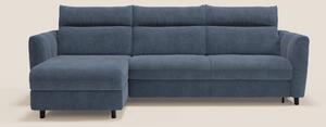 Peonia divano letto angolare con Penisola Contenitore - Materasso H18