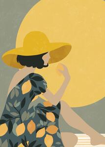 Illustrazione Lemon n the Sun, Katarzyna Gąsiorowska