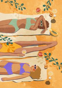 Illustrazione Summer Girls, Raissa Oltmanns