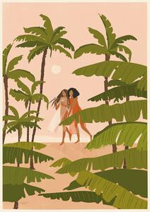 Illustrazione Tropical Paradise, Andi Bell Art