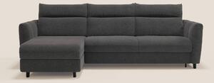 Peonia divano letto angolare con Penisola Contenitore - Materasso H18