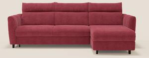 Peonia divano letto angolare con Penisola Contenitore - Materasso H18