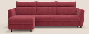 Peonia divano letto angolare con Penisola Contenitore - Materasso H18