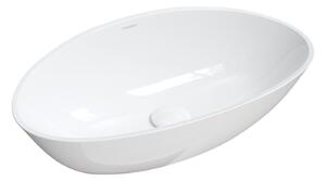 Omnires M+ lavabo 60x36 cm ovale da appoggio bianco BARCELONABP