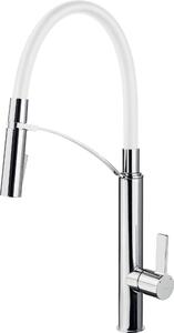 Deante Gerbera rubinetto da cucina verticale cromo-bianco BGBW720