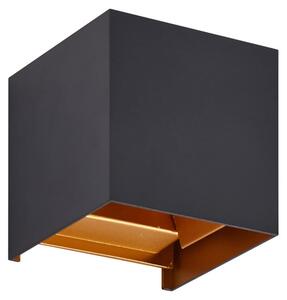 Lampade da esterno Lindby, Nivar, Nero, Balcone, Metallo, Moderno