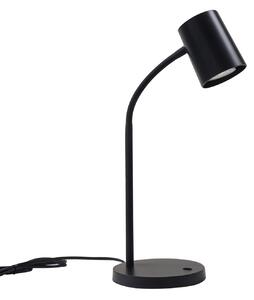Lampade da tavolo Lindby, Radka, Nero, Studio / Ufficio, Plastica, Moderno