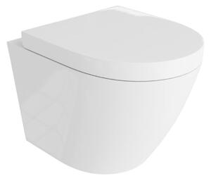 LaVita Sogo vaso wc con copriwater a discesa lenta sospeso senza brida bianco lucida 5908211401454