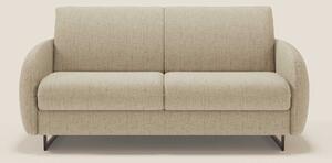 Ninfea divano letto Design Morbido con Piedini alti in Metallo e Mater