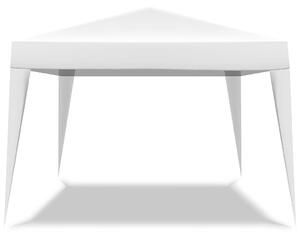 Gazebo richiudibile 3x3 pieghevole a fisarmonica automatico mercato tenda con sacca colore bianco