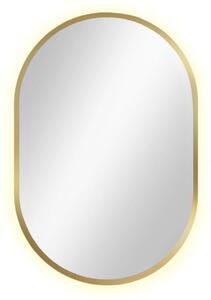 Baltica Design Tiny Border Pastille specchio 40x95 cm ovale con illuminazione oro 5904107904801