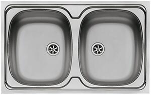 Pyramis Intl lavello in acciaio 80x50 cm 100117601