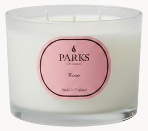 Candela profumata fatta a mano a tre stoppini Vintage Aromatherapy (acqua di rosa, fiori bianchi e muschio morbido)