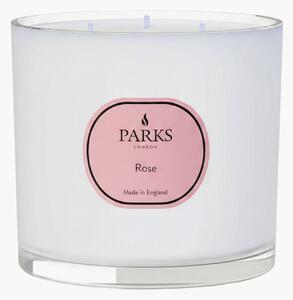 Candela profumata fatta a mano a tre stoppini Vintage Aromatherapy (acqua di rosa, fiori bianchi e muschio morbido)