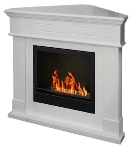 Ford - Camino a bioetanolo angolare da terra 110x63xH102 cm, colore bianco