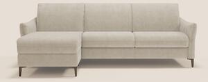 Dalia divano letto angolare con materasso alto 18 cm piedini alti e pe
