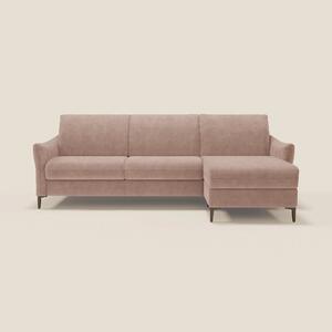 Dalia divano letto angolare con materasso alto 18 cm piedini alti e pe