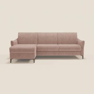 Dalia divano letto angolare con materasso alto 18 cm piedini alti e pe