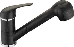 Laveo Daga rubinetto da cucina verticale nero BLG769D