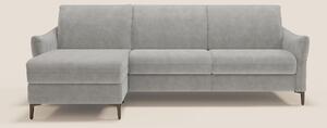 Dalia divano letto angolare con materasso alto 18 cm piedini alti e pe