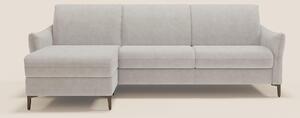 Dalia divano letto angolare con materasso alto 18 cm piedini alti e pe