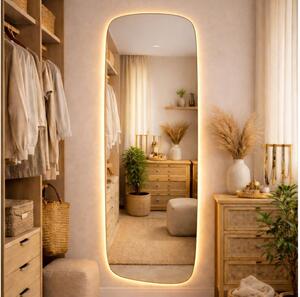 Baltica Design- Specchio a LED con retroilluminazione STONE CALM LED/15W/230V 2700K 155x50 cm IP65